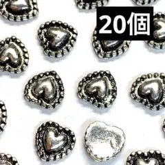 ハート ネイル　パーツ コンチョ デコ クロムのサムネイル