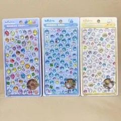 ボンボンドロップシールmini しずくちゃん　みるみるちゃん　3種セット　正規品