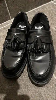 ドクターマーチン ADRIAN タッセルローファー 黒 25cm、箱付き