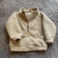BEAMS mini ベージュフリースジャケット