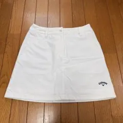 【Callaway】【キャロウェイ】　ゴルフスカート ホワイト