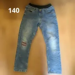 デニム長ズボン 140
