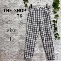 【g73】【ザショップティーケー】チェック カジュアル ウエストゴム　【L】