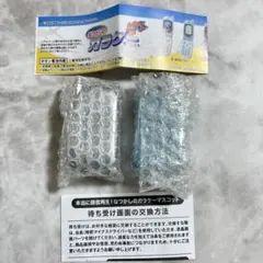なつかしのガラケーマスコット　ライトブルー・シルバー2個セット