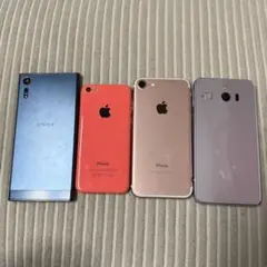 【ジャンク品‼️説明分みて下さい‼️】スマホ4台まとめ売り【3】☺︎