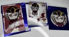 鬼滅の刃 ぺたん娘 童磨 アクスタ 缶バッジ ポラショット3点セット