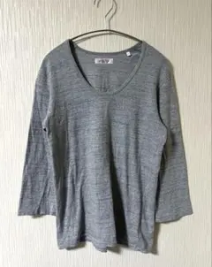 ハリウッドランチマーケット コットン100% ストレッチ 七分袖 カットソー　S