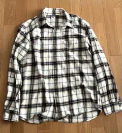 ユニクロ UNIQLO フランネルチェックシャツ 長袖シャツ