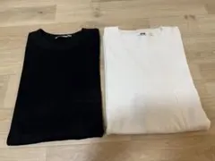 UNIQLOU ユニクロU クルーネックT ロンT Tシャツ 長袖 2枚組