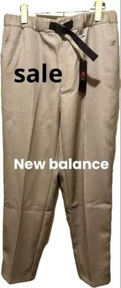 New Balance べージュブラウンイージーパンツ