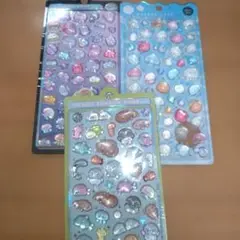 国内正規品 京都水族館 ボンボンドロップシール 3種セット 京都水族館