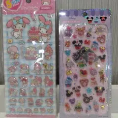 プチドロップステッカー　ディズニー　5サイズステッカー マイメロディ
