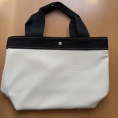 SOIGNE ホワイトトートバッグ