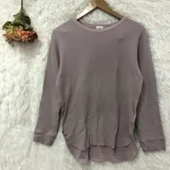★アーバンリサーチドアーズ★ワッフル コットン トップス 【M】 クルーネック