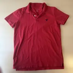 American Eagle ポロシャツ レッド　Mサイズのサムネイル