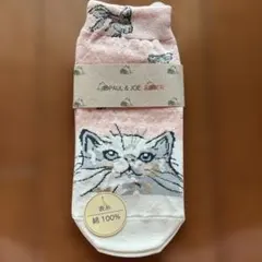 PAUL & JOE SISTER 猫柄ソックス23-25cm 綿のサムネイル