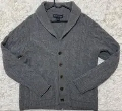 BROOKS BROTHERS ショールカラー　ケーブルニット　カーディガン