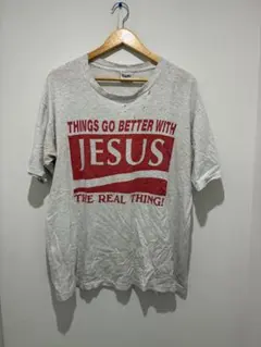 USA製 80s JESUS ボロT ダメージ ヴィンテージ L