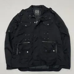 90s Tech マルチポケット ジッパー ギミック ボンバージャケット