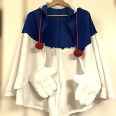 新品未使用　タグ付　東京ディズニーリゾート　ドナルド　フード付　ポンチョ　防寒着