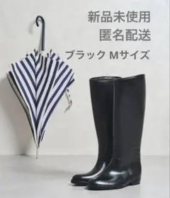 ORiental TRaffic ロングレインブーツ ブラックMサイズ未使用新品のサムネイル
