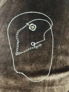 agate チャームネックレス