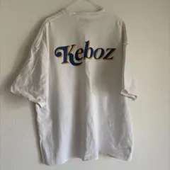 【Keboz】ケボズ バックロゴ ポケットTシャツ L ホワイト ストリート