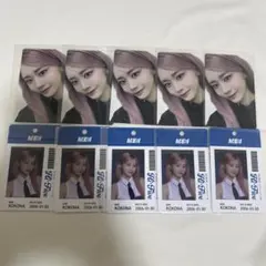 ME:I ミーアイ　佐々木心菜　fc トレカ　IDパス