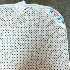 プラチナゲルマトルマリン健美痛快ドット柄 シングルサイズ 敷きパッド