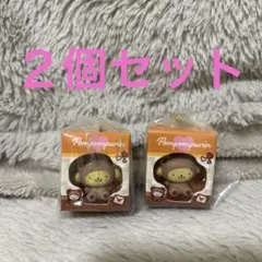 ポムポムプリン ストラップ付きフィギュア 2個セット