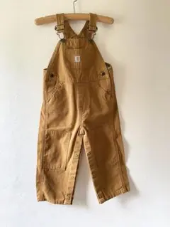 【美品】Carhartt オーバーオール 24M ブラウン カーハート 90