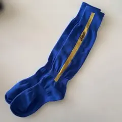 asics サッカーソックス ブルー イエローのサムネイル