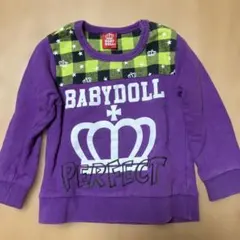BABYDOLL 紫色 トレーナー 100cm