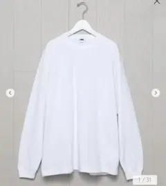 H BEAUTY&YOUTH ロングスリーブTシャツ ホワイト