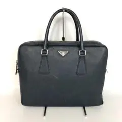 PRADA プラダ トライアングルロゴ サフィアーノレザー ビジネスバッグ