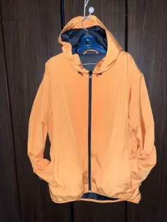 GUウインドプルーフシェルパーカー XXL表記ですがXL程度完売オレンジ防風レア