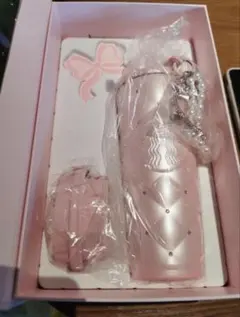 中国スターバックス　ステンレスタンブラー　ラインストーン　バレンタイン　②