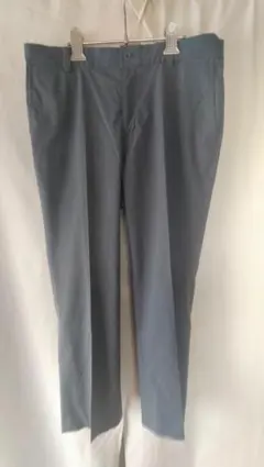 ナイキゴルフストライプ柄ポリエステルパンツ灰色正規品サイズW32