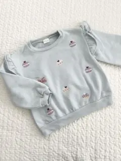 SIMPLE FREE スウィーツ刺繍トレーナー 100