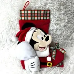 ミッキーマウス クリスマス ソックス プレゼント サンタ