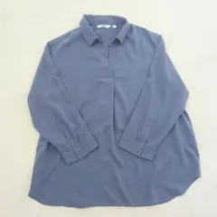 UNIQLO ブルー 長袖シャツ XL