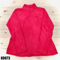 ノースフェイス フリース ハーフジップ ジャケット ピンク L K0073