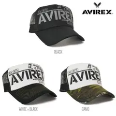 新品　AVIREX NAVY SEALS メッシュキャップ ブラック