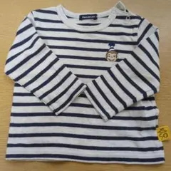 moujonjon ストライプ長袖Tシャツ80cm