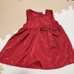 今だけセール！赤 リボン付き ワンピース 95cm以下H＆M