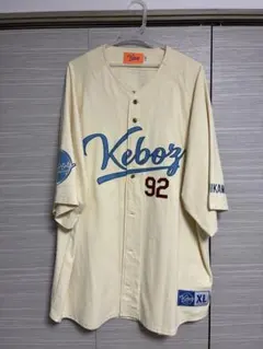 Keboz 半袖シャツ XL クリーム色 背番号92のサムネイル