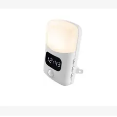 【新品】センサーライト LED ナイトライト 時間表示機能付き コンセント給電