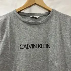 カルバンクライン キッズ スイムカバーアップ Tシャツ ラッシュガード グレー