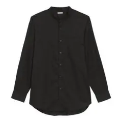 2枚セット 新品未開封 GU スタンドカラーシャツ XXL オンライン限定 黒白