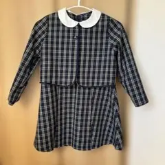 3/10まで掲載B:MING by BEAMS チェック柄フォーマルドレス130